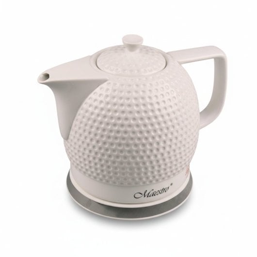 Wasserkocher Maestro MR067 1,5 L 1200 W Keramik Weiß Überhitzungsschutz