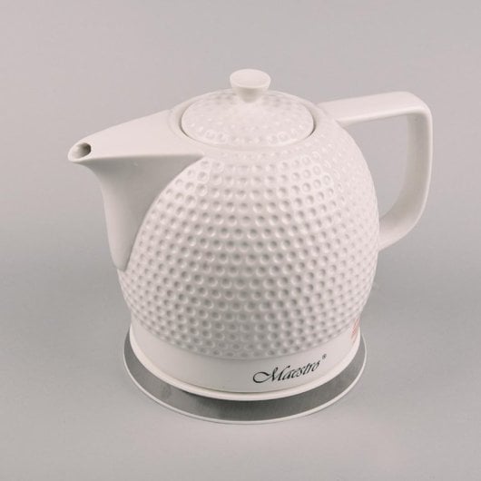 Bollitore Maestro Feel MR067 1,5 L 1200 W Bianco Ceramica Protezione Surriscaldamento