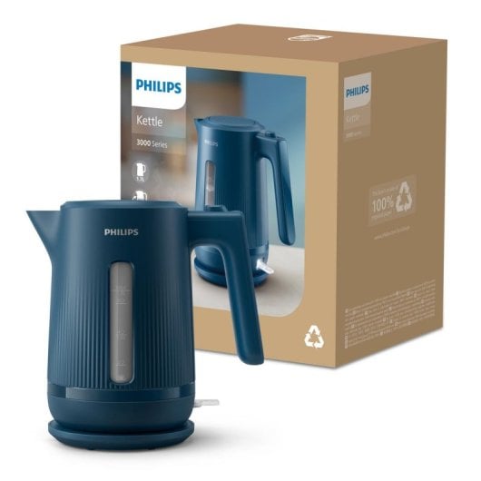 Wasserkocher Philips 3000 series HD9318/20 1,7 L 2200 W Blau kabellos Kunststoff