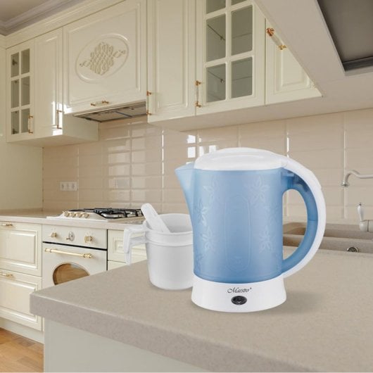 Bollitore Maestro MR010 0,6 L 600 W Blu Bianco Indicatore acqua