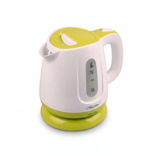 Bollitore Maestro Feel MR013 1L 1100W verde bianco plastica sicurezza