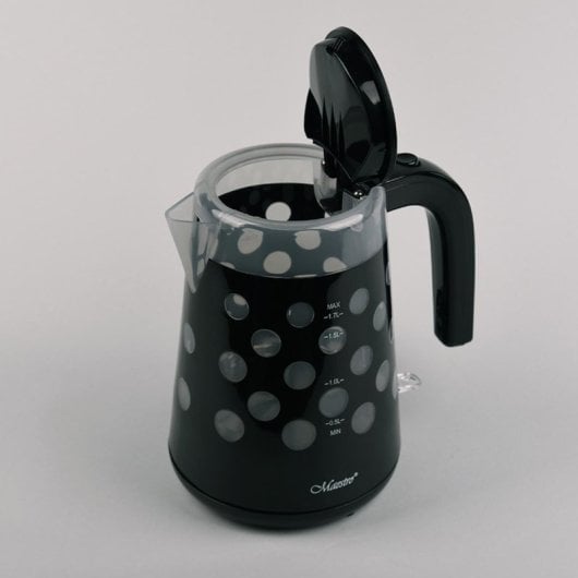 Bollitore Maestro Feel MR045 1,7 L 2200 W nero plastica termostato regolabile