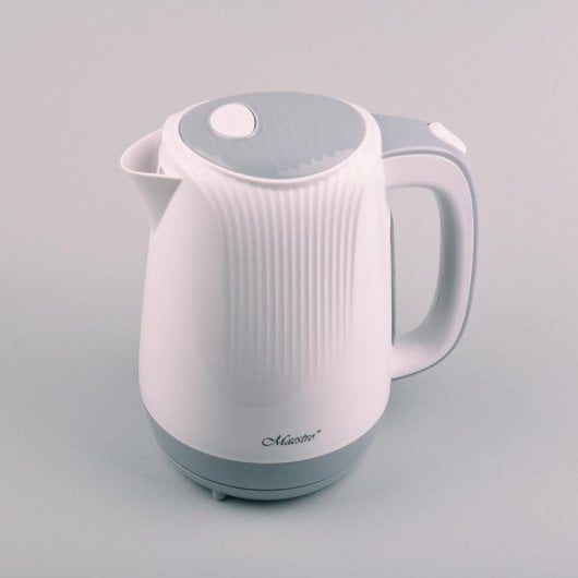 Bollitore Maestro Feel MR042 1,7 L 2200 W bianco/grigio plastica