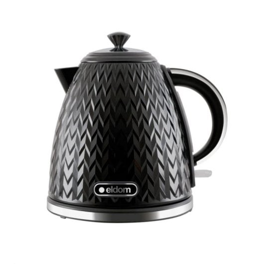 Hervidor Eldom C265C NELA 1,7 L 2000 W sin cables negro filtrado