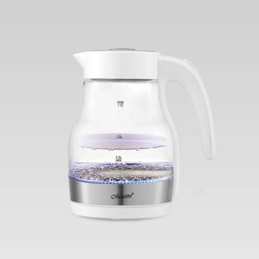 Bollitore Maestro MR061 1,7 L 2200 W Vetro Bianco Indicatore Acqua