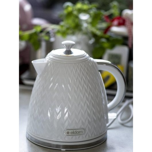 Hervidor Eldom C265B NELA 1,7 L 2000W Blanco Protección Sobrecalentamiento