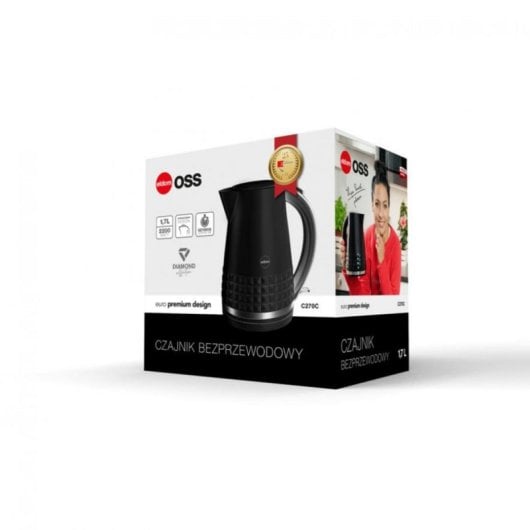 Hervidor Eldom C270C OSS 1,7 L 2150 W Negro Apagado Automático Sin Cables