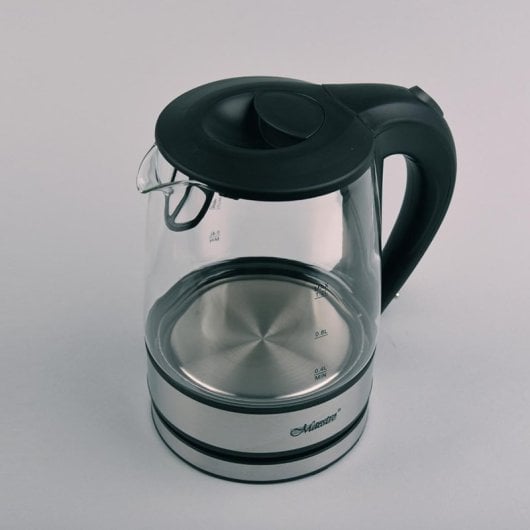 Bollitore Maestro Feel MR062 1,2 L 1630 W vetro nero trasparente
