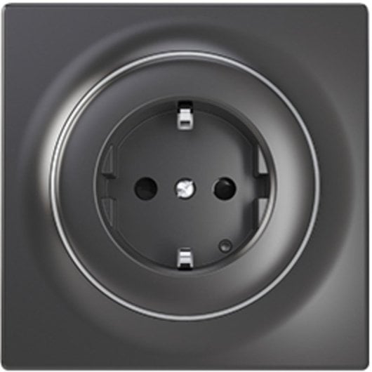 Tomada Inteligente Fibaro FGWSONF-011-8 Tipo F Preta 110-230 V