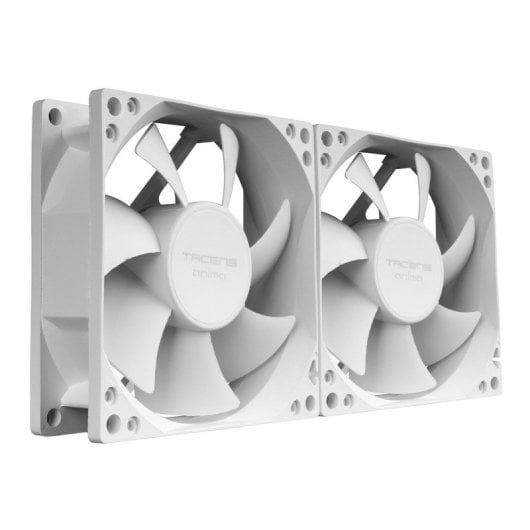 Tacens Anima Af8x2 Kit 2x Ventoinhas 80mm Ultra-silenciosas com Rolamentos Fluxus Brancas