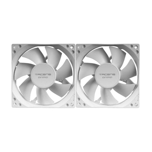 Tacens Anima Af8x2 Kit 2x Ventoinhas 80mm Ultra-silenciosas com Rolamentos Fluxus Brancas