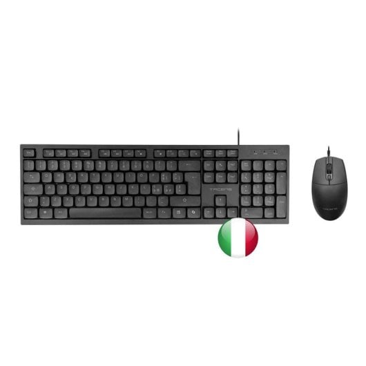 Tacens Anima Acp02 Combo Pc Teclado Ratón 1600dpi Huano Ai Smartkey Para Windows|mac|linux Italiano