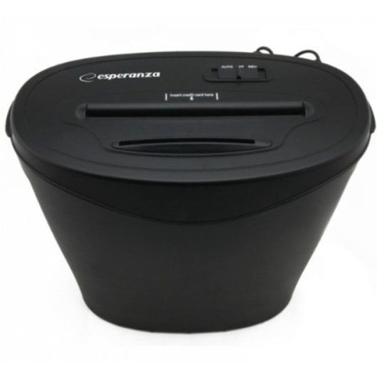 Destruidora Esperanza EN103 18L 22cm Cartões CD Controlo Botões Preto