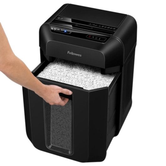 Aktenvernichter Fellowes AutoMax 90M Microcut 4x12mm 90 Blatt Schwarz 4 Rollen