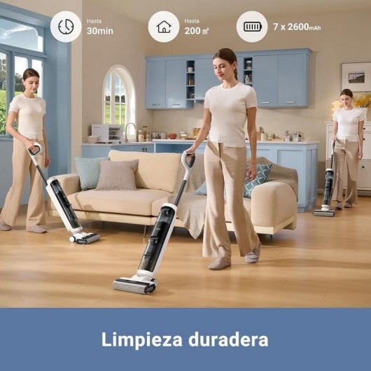 Aspirapolvere a batteria Mova K20 200W per liquidi e solidi + soluzione detergente per H11, H11Max, H12, M12