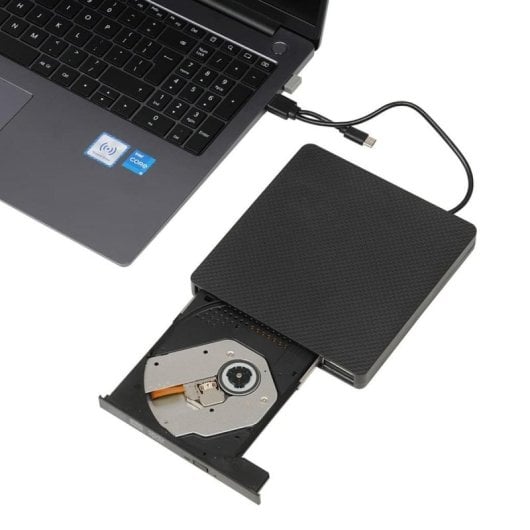 Externes DVD-Laufwerk iBox IED03 USB 3.2 Gen 1 Schwarz für PC/Notebook