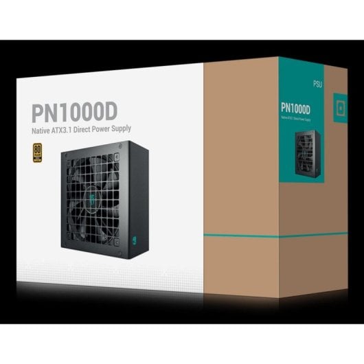 Fonte di Alimentazione Gamer Storm 1000W 80+ Gold PN1000D ATX Cavo Non Modulare