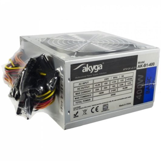 Fonte d'Alimentation Akyga 400W Non Modulaire ATX AK-B1-400 RoHS Ventilateur 12 cm