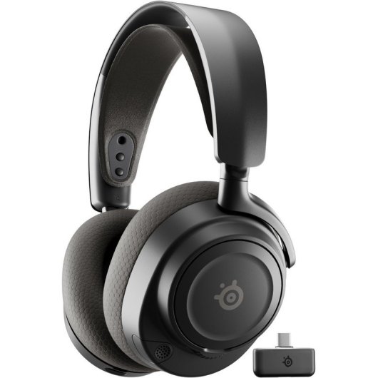 Auriculares SteelSeries Arctis Nova 7 Gen 2 draadloos Bluetooth 2,4 GHz Gaming met ruisonderdrukking zwart