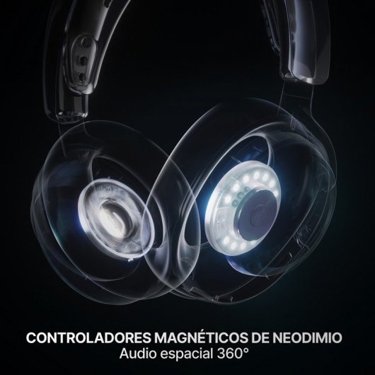 Auriculares SteelSeries Arctis Nova 7 Gen 2 draadloos Bluetooth 2,4 GHz Gaming met ruisonderdrukking zwart