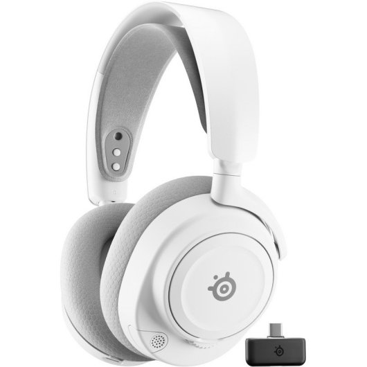 Auriculares Steelseries Arctis Nova 7 Gen 2 draadloos Bluetooth Gaming met Ruisonderdrukking Wit