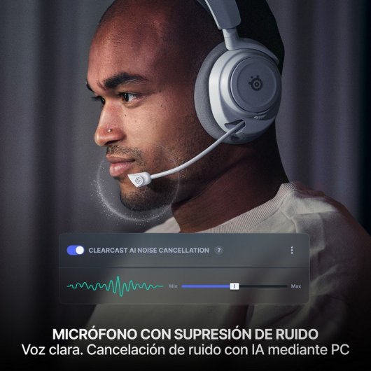 Auriculares Steelseries Arctis Nova 7 Gen 2 draadloos Bluetooth Gaming met Ruisonderdrukking Wit