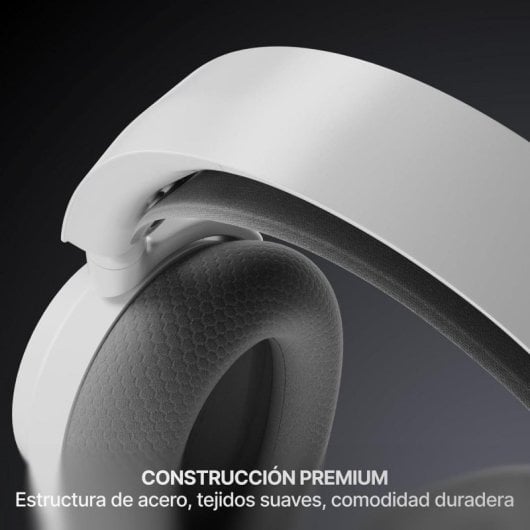 Auriculares Steelseries Arctis Nova 7 Gen 2 inalámbricos Bluetooth y Wireless para gaming con cancelación de ruido Blanc