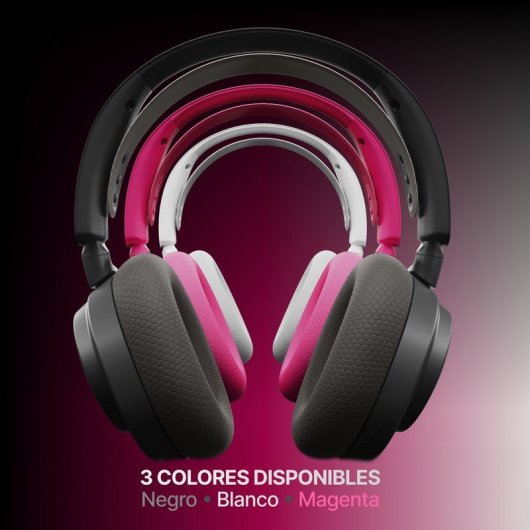 Auriculares Steelseries Arctis Nova 7 Gen 2 draadloos Bluetooth Gaming met Ruisonderdrukking Wit