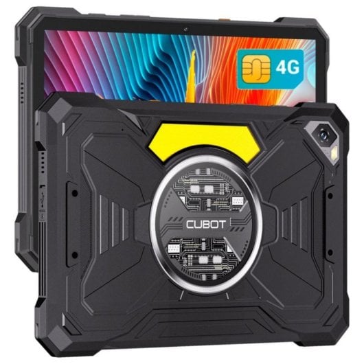 Tablet Cubot Tab KingKong S 10,1" 256GB 4G 15300mAh Android 15 Noir