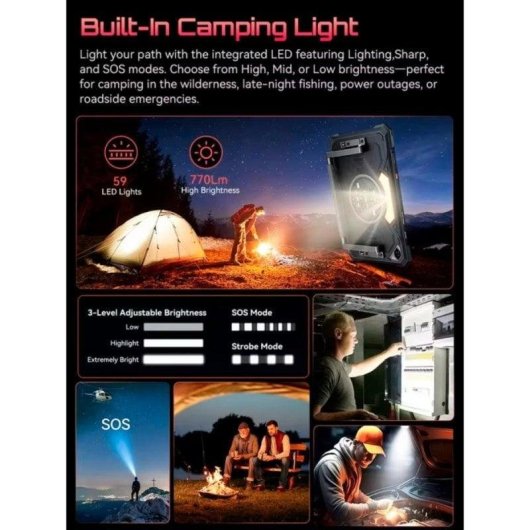 Tablet Cubot Tab KingKong S 4G 10,1" 6GB Preto 256GB Robustez