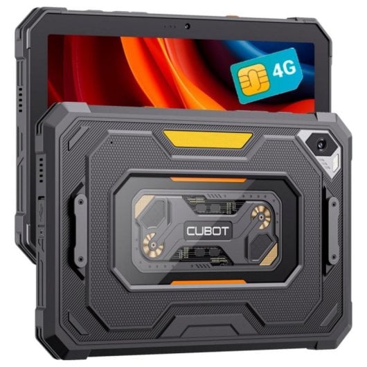 Tablet Cubot Tab KingKong Mini 8.68" 128GB 4G 10200mAh Android 15 Preto
