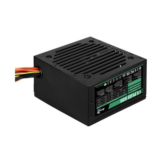 Fonte di Alimentazione Aerocool 600W ATX VX PLUS 600 Certificazioni CE FCC EAC