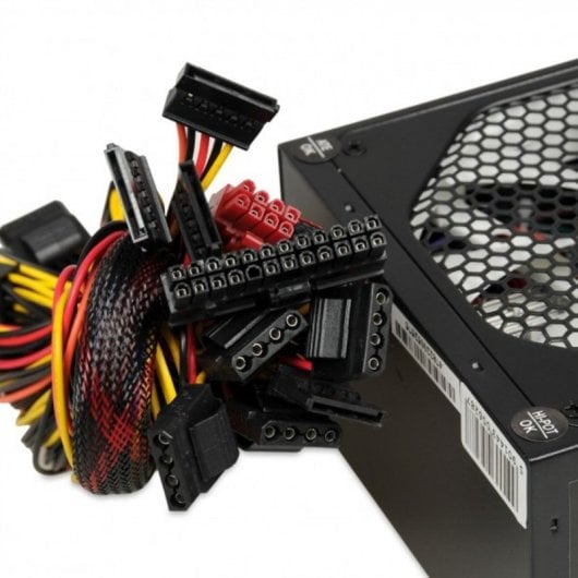Fuente de Alimentación iBox 500W ATX Aurora Protección Multinivel Ventilador 140 mm