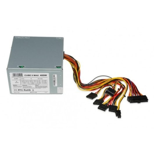 Fuente de Alimentación iBox 400W Certificación CE Modelo CUBE II Enfriamiento Activo