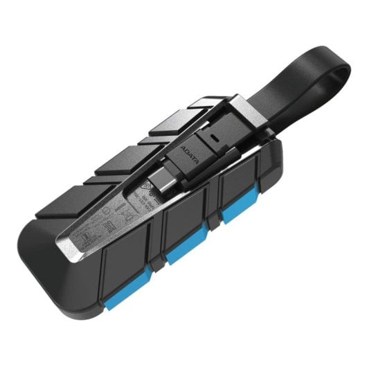 Disco Duro ADATA SC740 500GB SSD USB-C 10 Gbit/s Negro Azul Resistente