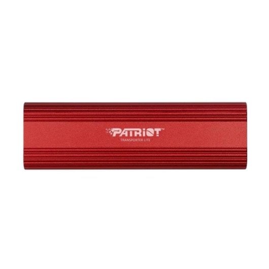 Disco Duro Patriot Transporter Lite 1TB SSD Externo 1000 MB/s Aluminio Rojo