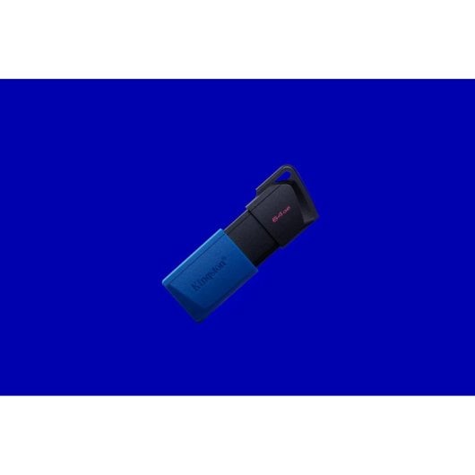 Pen USB Kingston DataTraveler Exodia M 64GB USB 3.2 Gen 1 Preto Azul Pack 2
