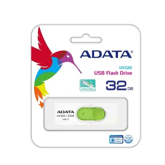 Pen USB ADATA UV320 32 GB USB 3.2 Gen 1 Verde Branco