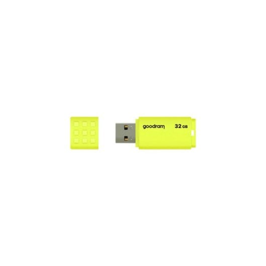 Pen Drive Goodram UME2 32GB USB 2.0 Amarelo Tampa