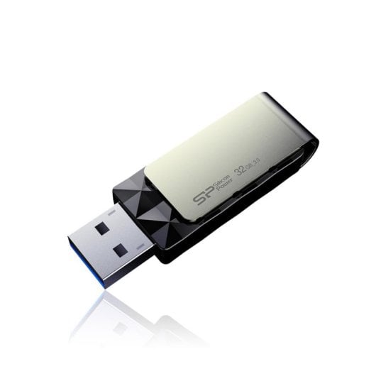 Pen USB Silicon Power Blaze B30 32GB USB 3.2 Gen1 Capless Preto
