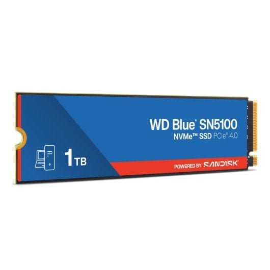 Disque Dur Western Digital WD Blue SN5100 1TB SSD M.2 7100MB/s PCIe 4.0 NVMe