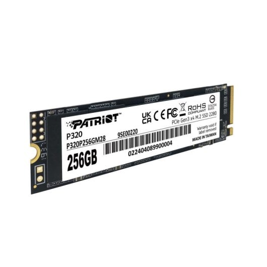 Disco Duro Patriot P320 256GB M.2 PCIe 2200MB/s NVMe 1.3