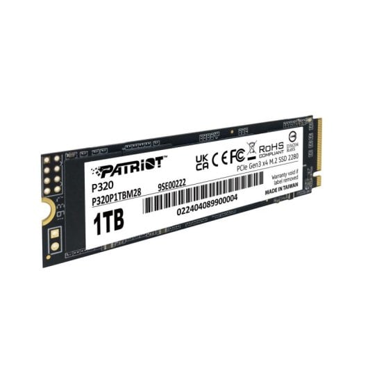 Disco Duro Patriot P320 1TB M.2 SSD PCIe 3.0 NVMe 3000MB/s