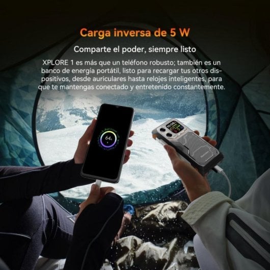 Blackview XPLORE 1 16GB 512GB 6.78" 5G Dual Pantalla Batería 20000mAh Naranja