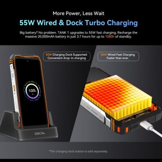 Blackview TANK 1 12GB RAM 256GB 5G 20000mAh NFC Android 15