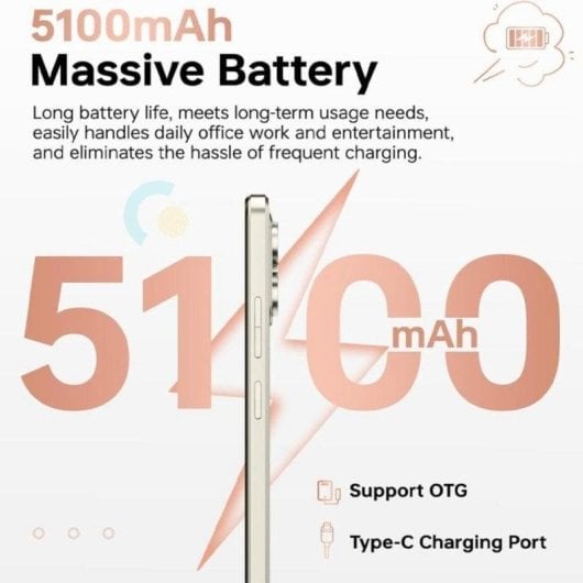 Cubot A40 4G 4GB 256GB 6.88" Gold