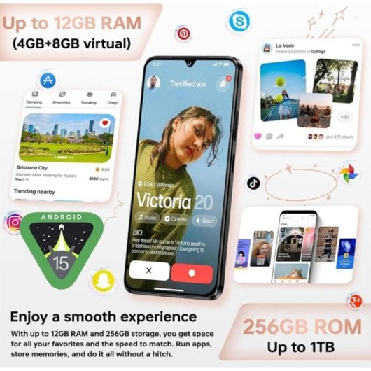 Cubot A40 4GB 256GB Dual SIM 6.88" Android 15 48MP