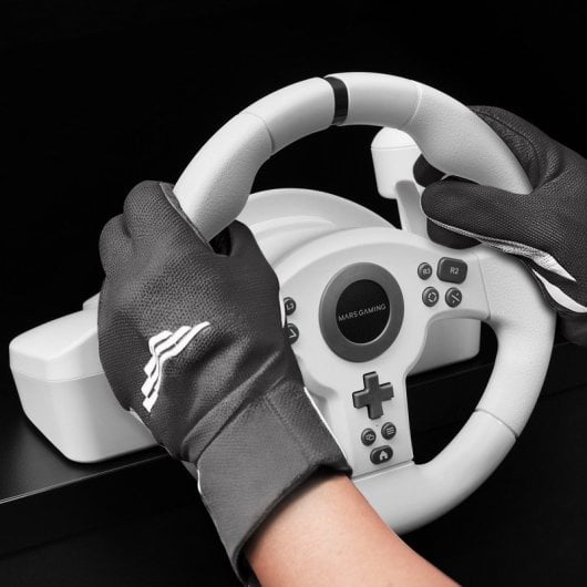 Volant Mars Gaming Mwh-rsxone Simracing Drivesense PC|PS3|PS4|Xbox One Series X-s|Switch Blanc