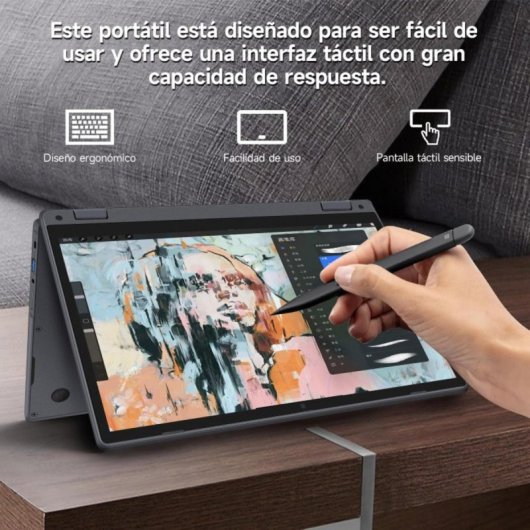 Portátil Vanwin R1166 11.6" Intel Pentium Gold 6500Y 8GB 256GB SSD Táctil 360º Windows