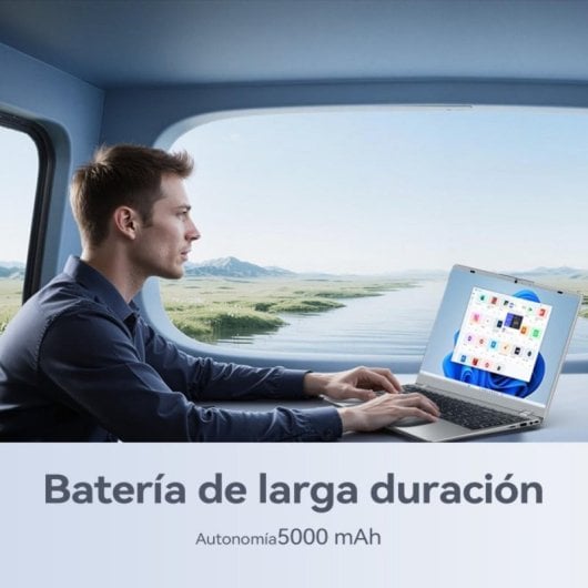 Portátil Vanwin NCS2154 15.6" Intel Pentium Gold 6500Y 32GB 512GB SSD Gris Cámara Privacidad